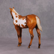 Cookies and Milk OOAK Chestnut Pinto Weanling By Jamie Adamson HS24