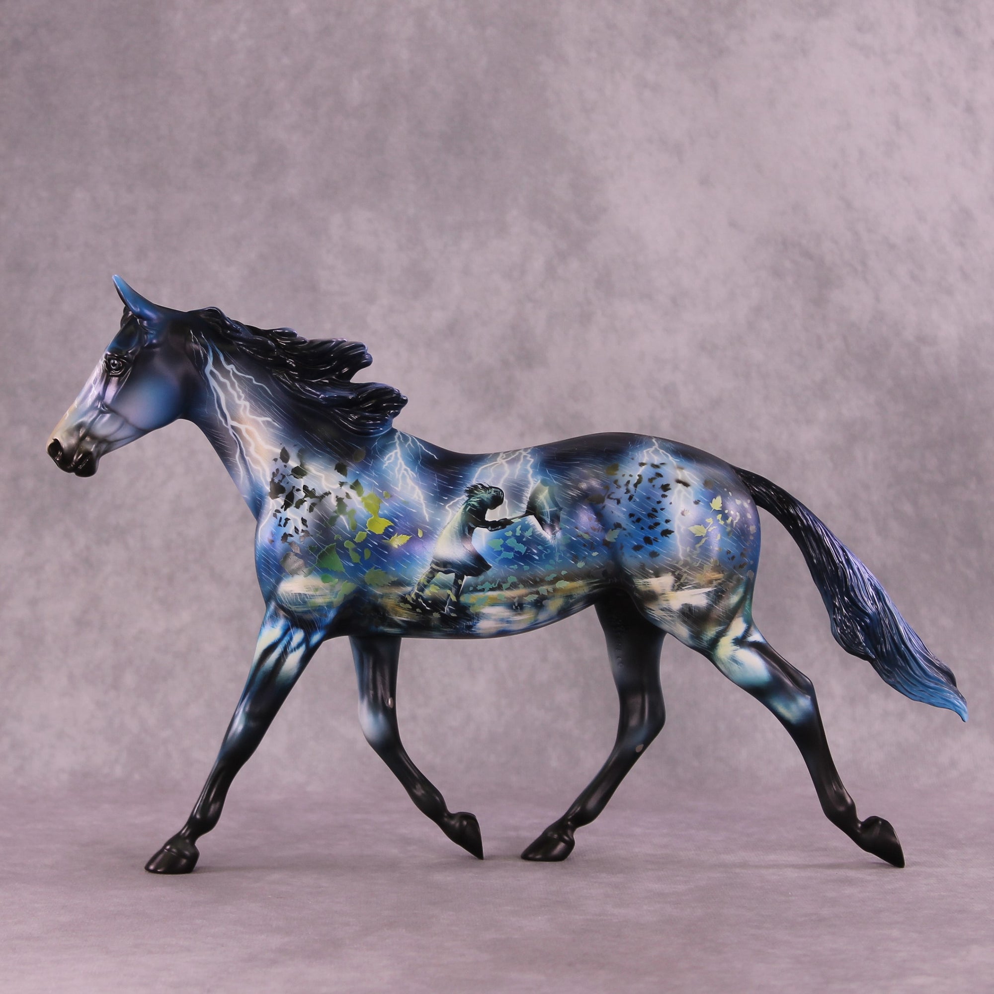 "Walking the Storm" OOAK Palouse by Kike Duarte EQ25 Auction 07/15/25