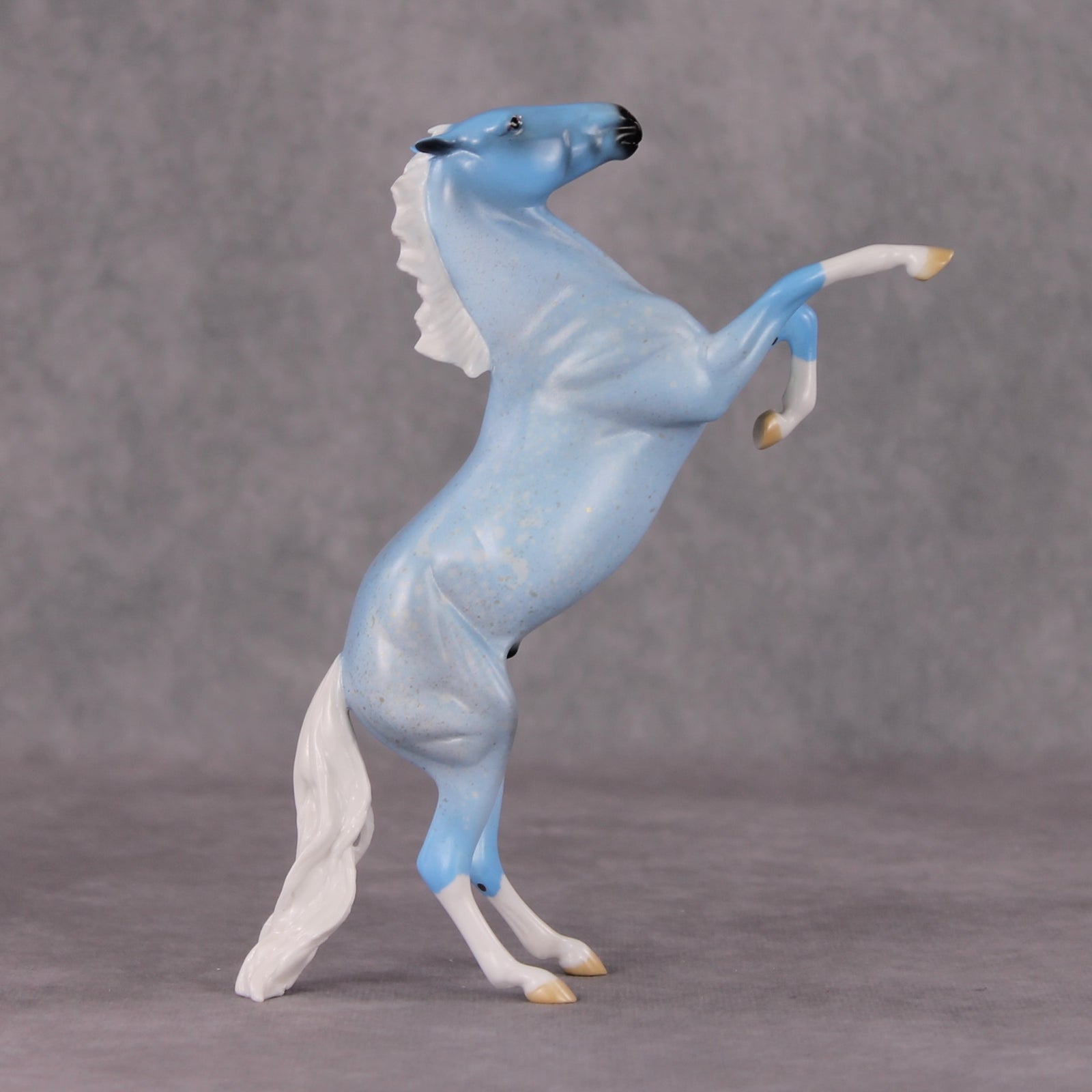 Icy Wind OOAK Blue Deco Rearing Pebble By Angela Marleau HS24 Online Drawing OOAK