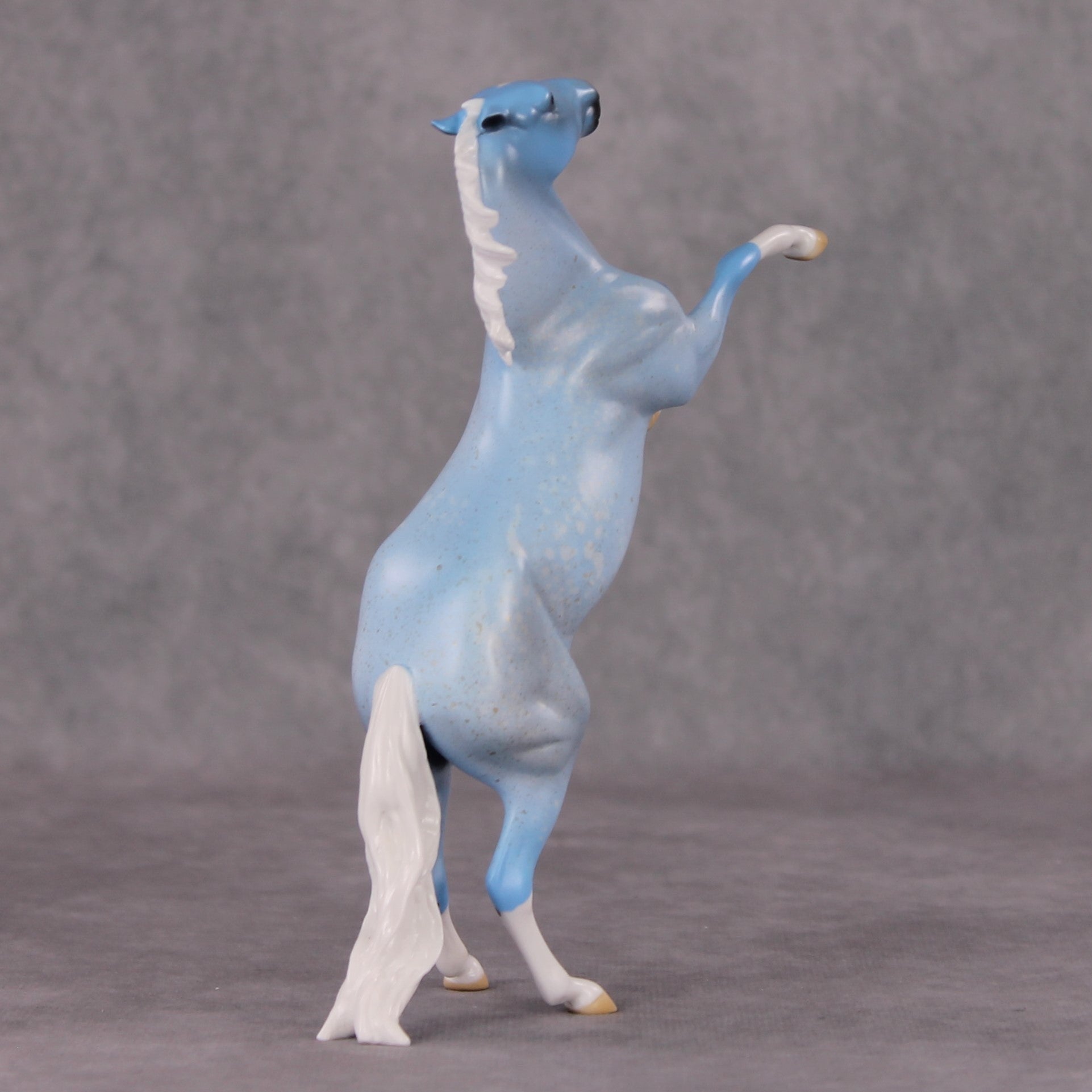 Icy Wind OOAK Blue Deco Rearing Pebble By Angela Marleau HS24 Online Drawing OOAK