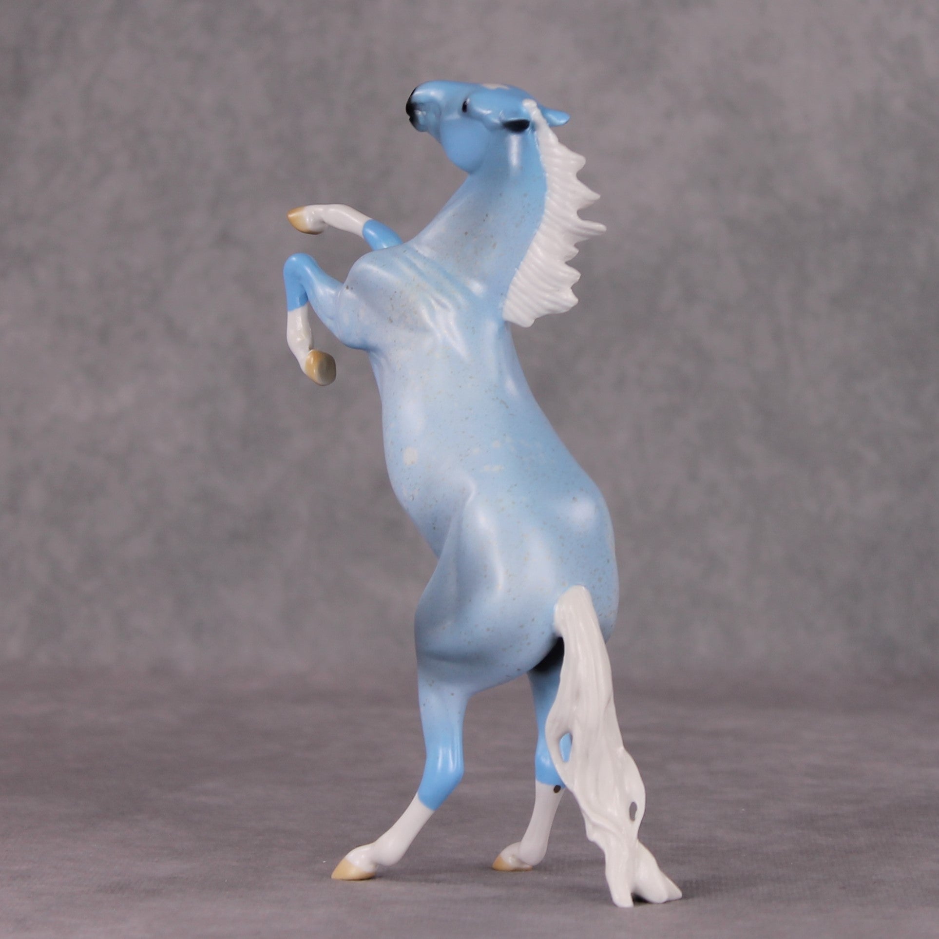 Icy Wind OOAK Blue Deco Rearing Pebble By Angela Marleau HS24 Online Drawing OOAK