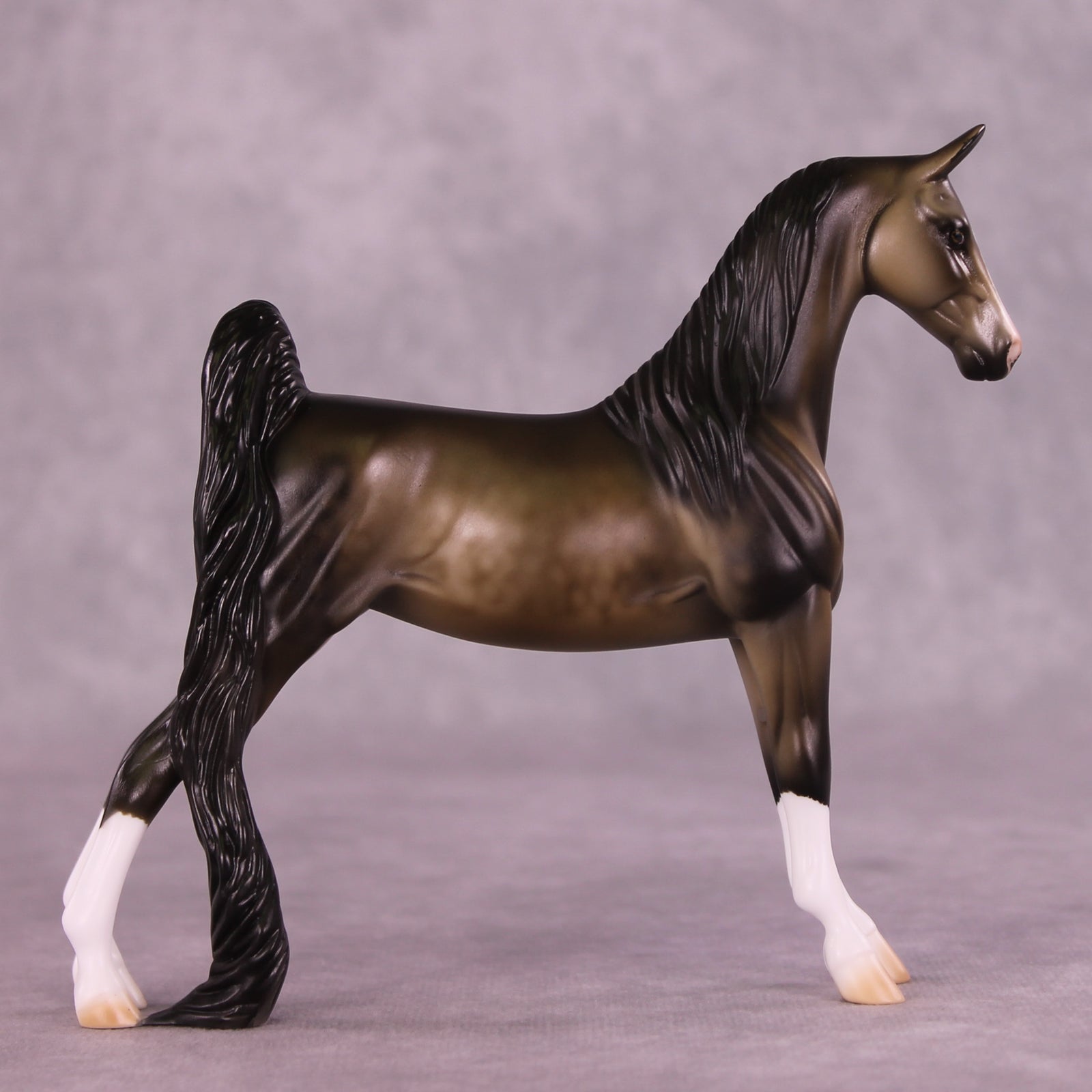 Elyas OOAK Pebble Saddlebred by Julie Keim LHS25