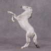 Sparkling Crystal OOAK Glossy Dapple Grey Rearing Pebble By Ellen Robbins HS24