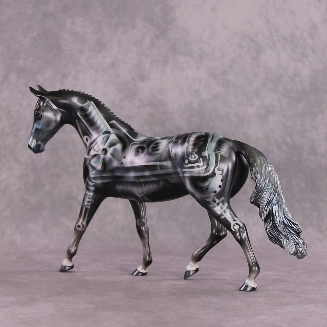"Octothorpe" OOAK Pony by Kike Duarte SHCF25OS