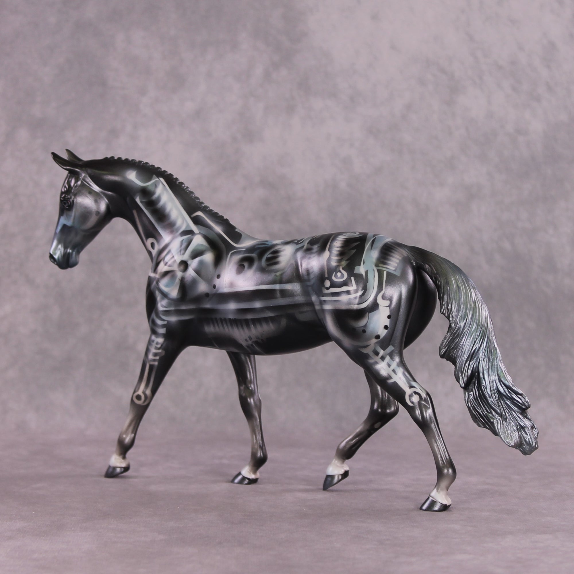 "Octothorpe" OOAK Pony by Kike Duarte SHCF25OS