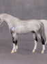 Serene Snowfall OOAK Light Dapple Pearl Grey W/ Blue Interference Custom Arabian Pebble By Ellen Robbins HS24