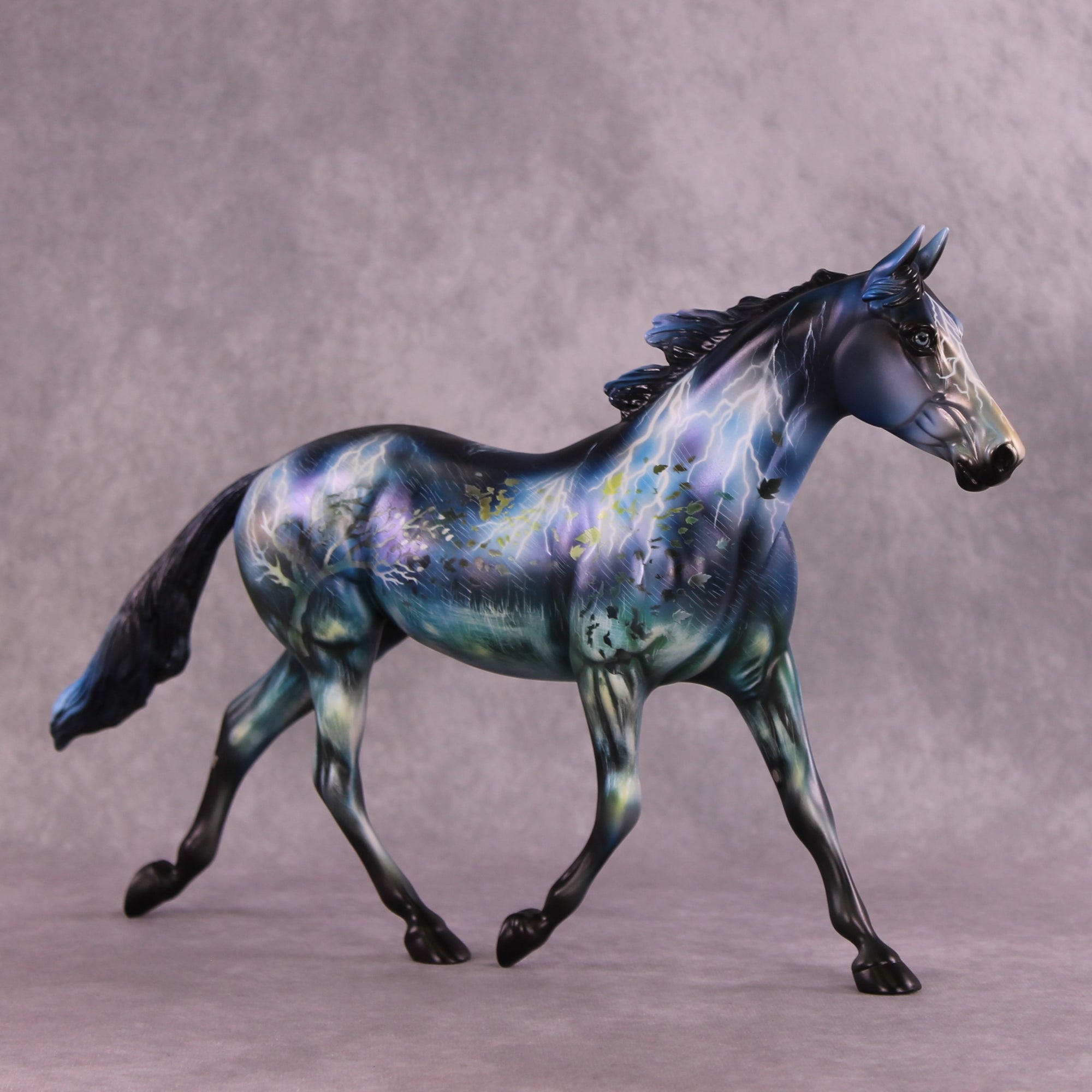 "Walking the Storm" OOAK Palouse by Kike Duarte EQ25 Auction 07/15/25