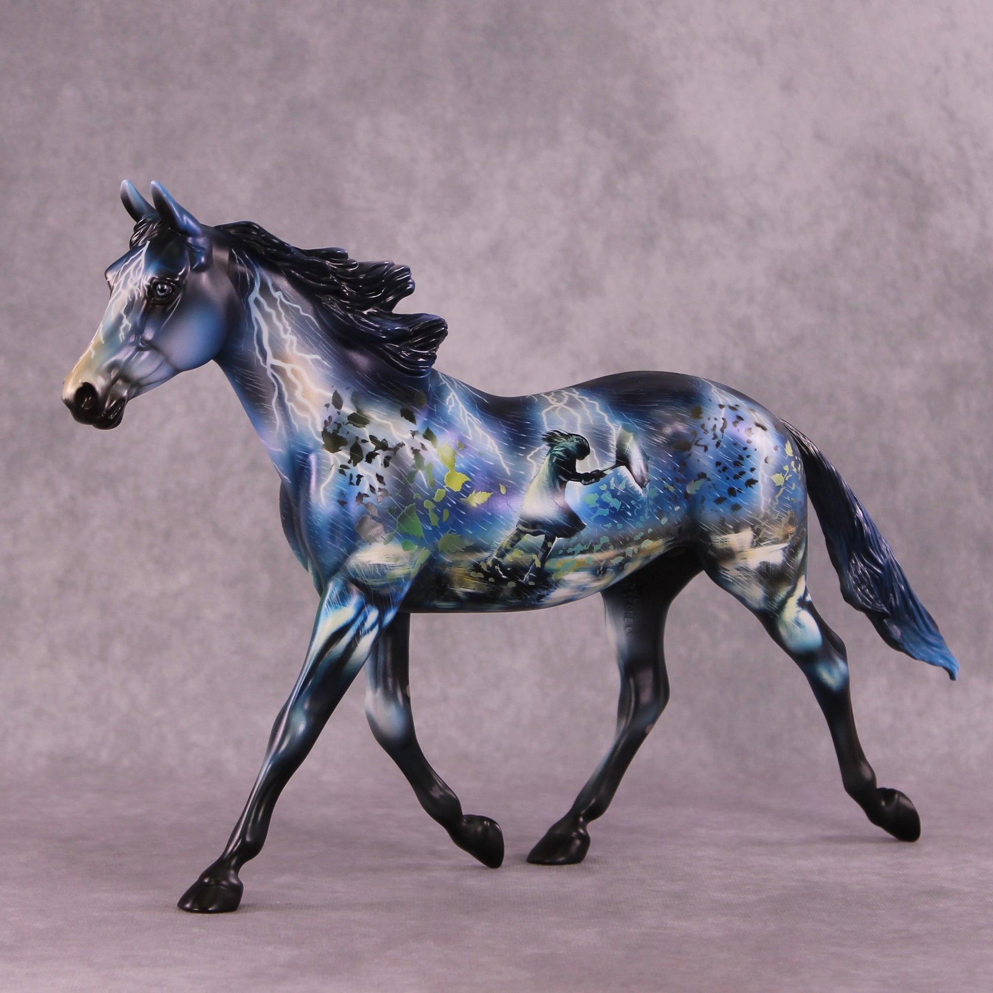 "Walking the Storm" OOAK Palouse by Kike Duarte EQ25 Auction 07/15/25