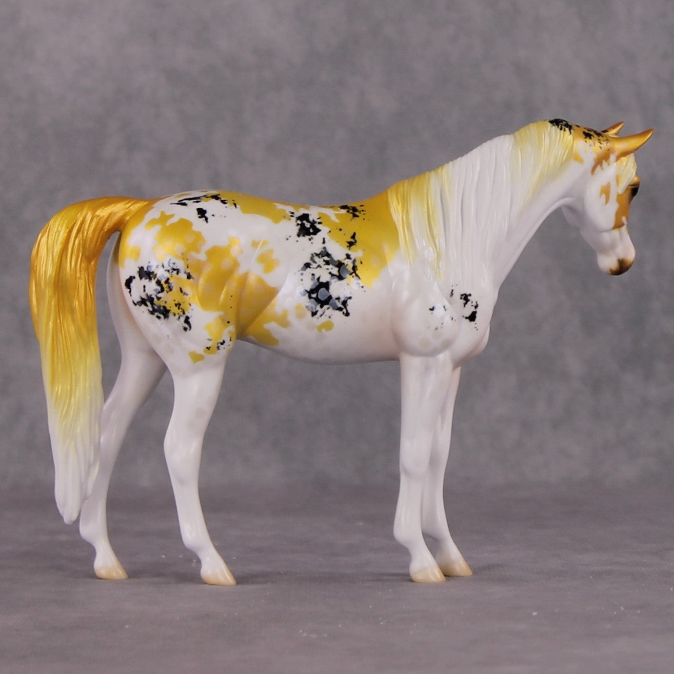 "Sumi" OOAK Koi Inspired Arabian Mare Pebble by Jess Hamill