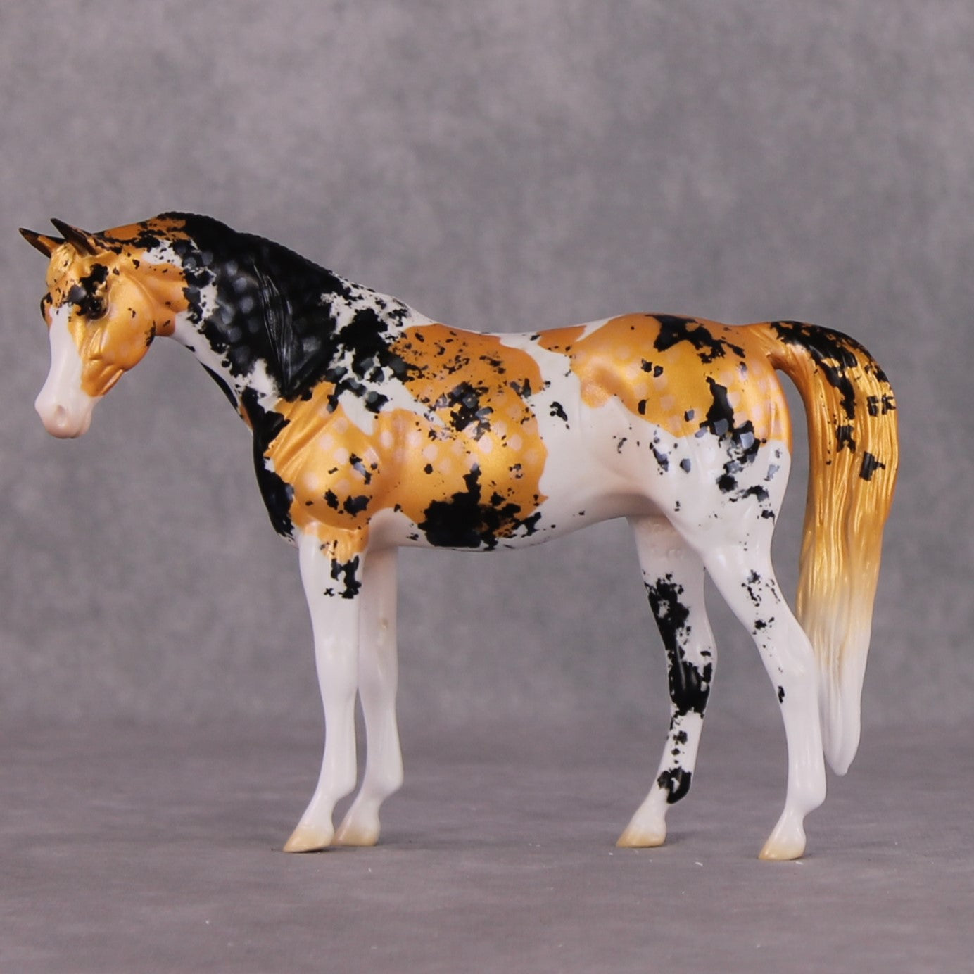 "Kawarigoi" OOAK Koi Inspired Pebble Arabian Mare by Jess Hamill