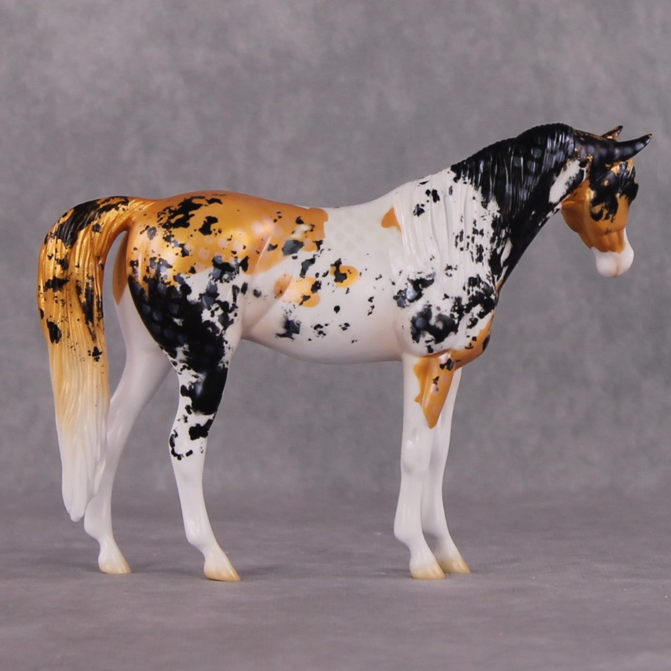 "Kawarigoi" OOAK Koi Inspired Pebble Arabian Mare by Jess Hamill