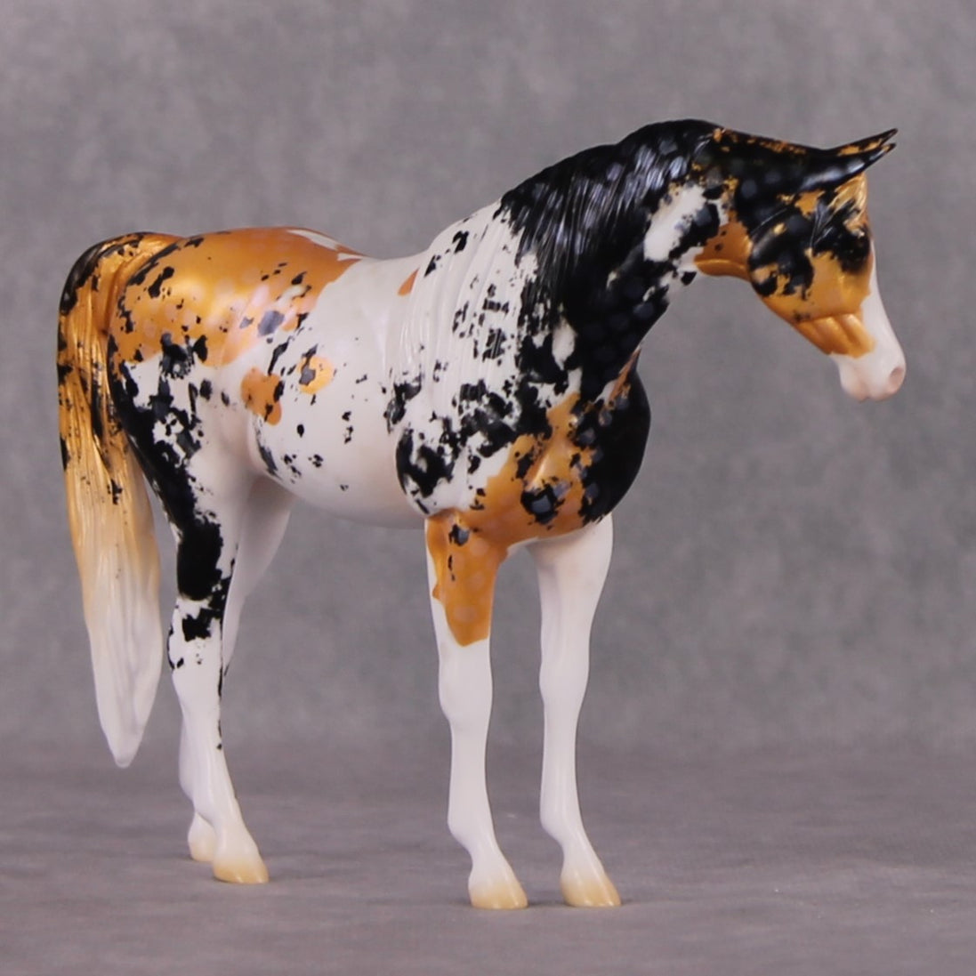 "Kawarigoi" OOAK Koi Inspired Pebble Arabian Mare by Jess Hamill