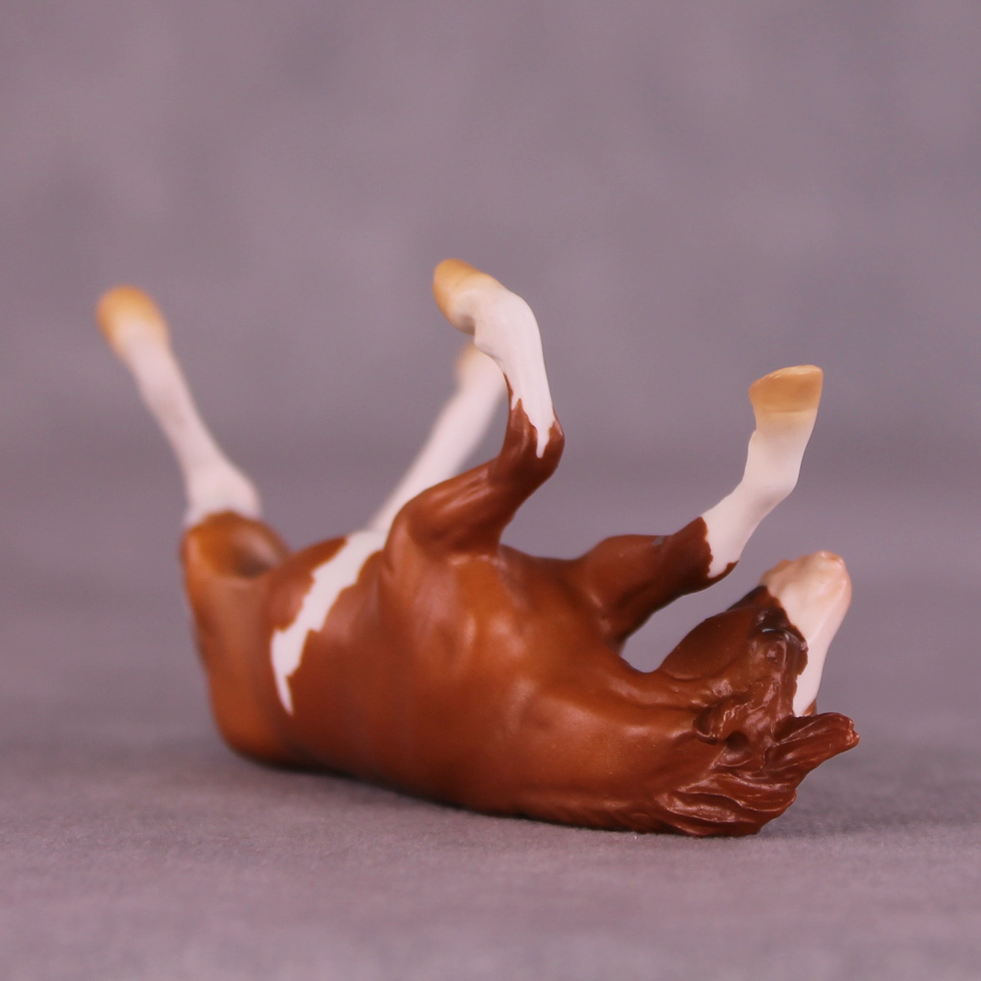 Roly-Poly OOAK EFCM Chip Rearing Horse by Erika Isbell SS925