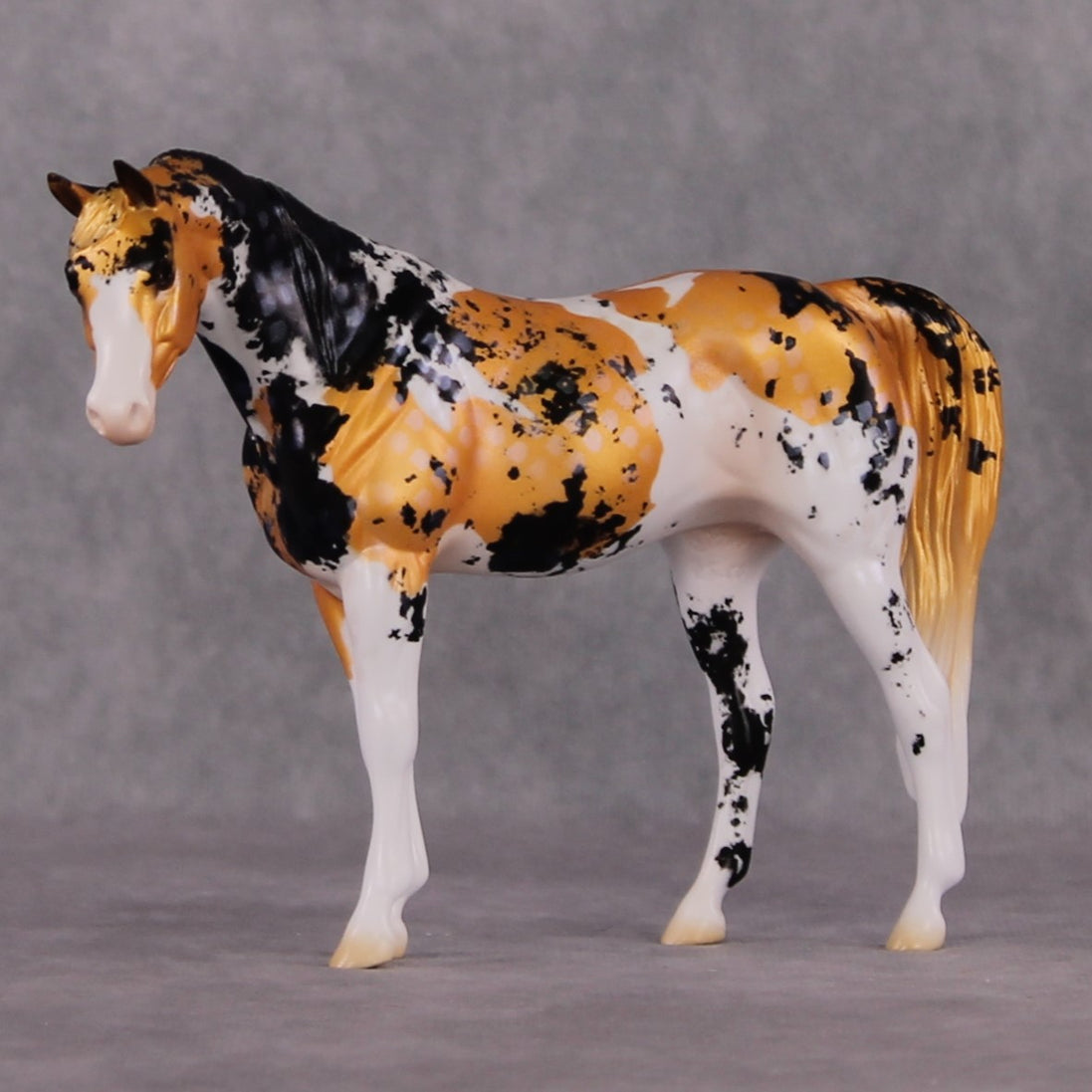 "Kawarigoi" OOAK Koi Inspired Pebble Arabian Mare by Jess Hamill