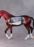 Noel OOAK Winter Scene Deco Thoroughbred By Dawn Quick HS24