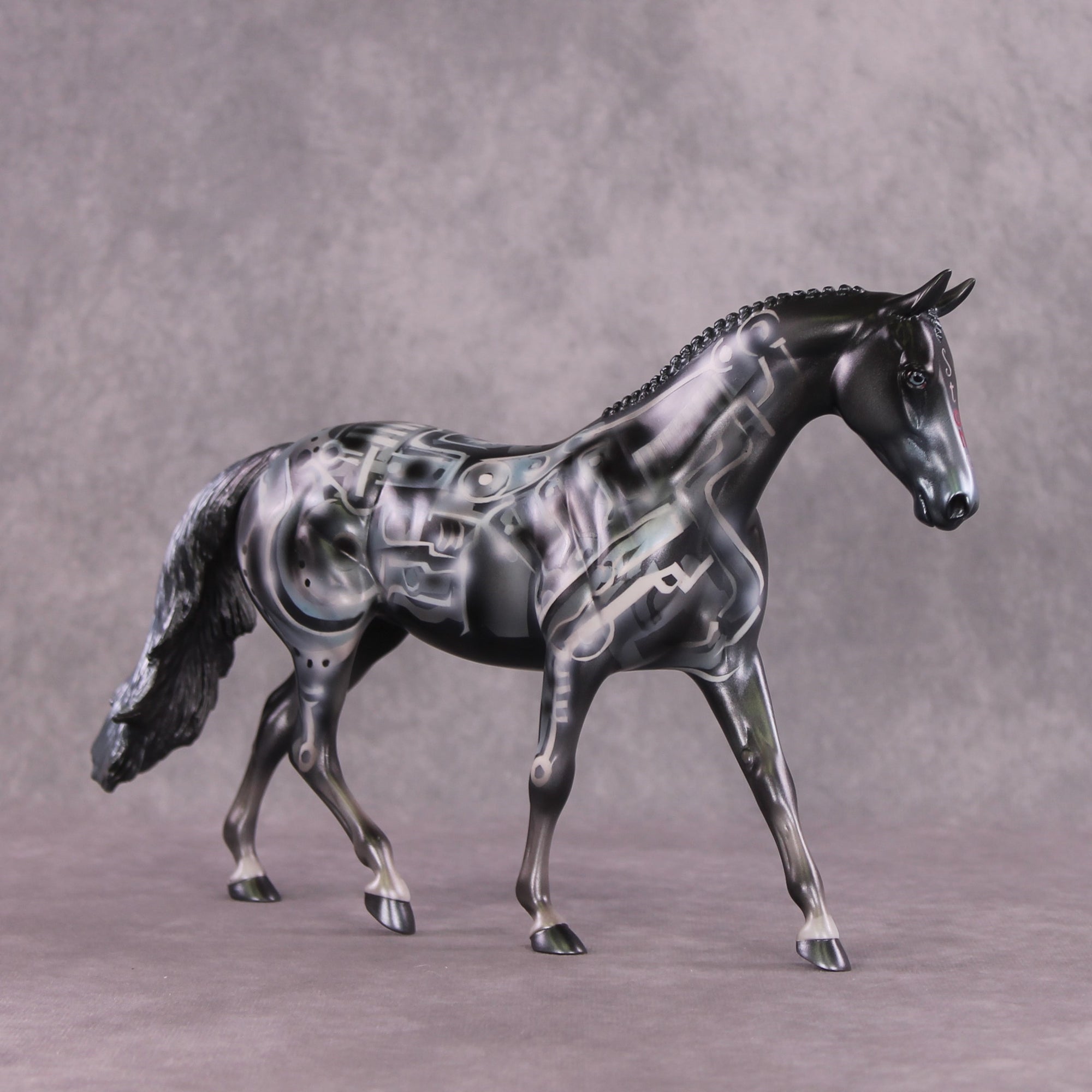 "Octothorpe" OOAK Pony by Kike Duarte SHCF25OS