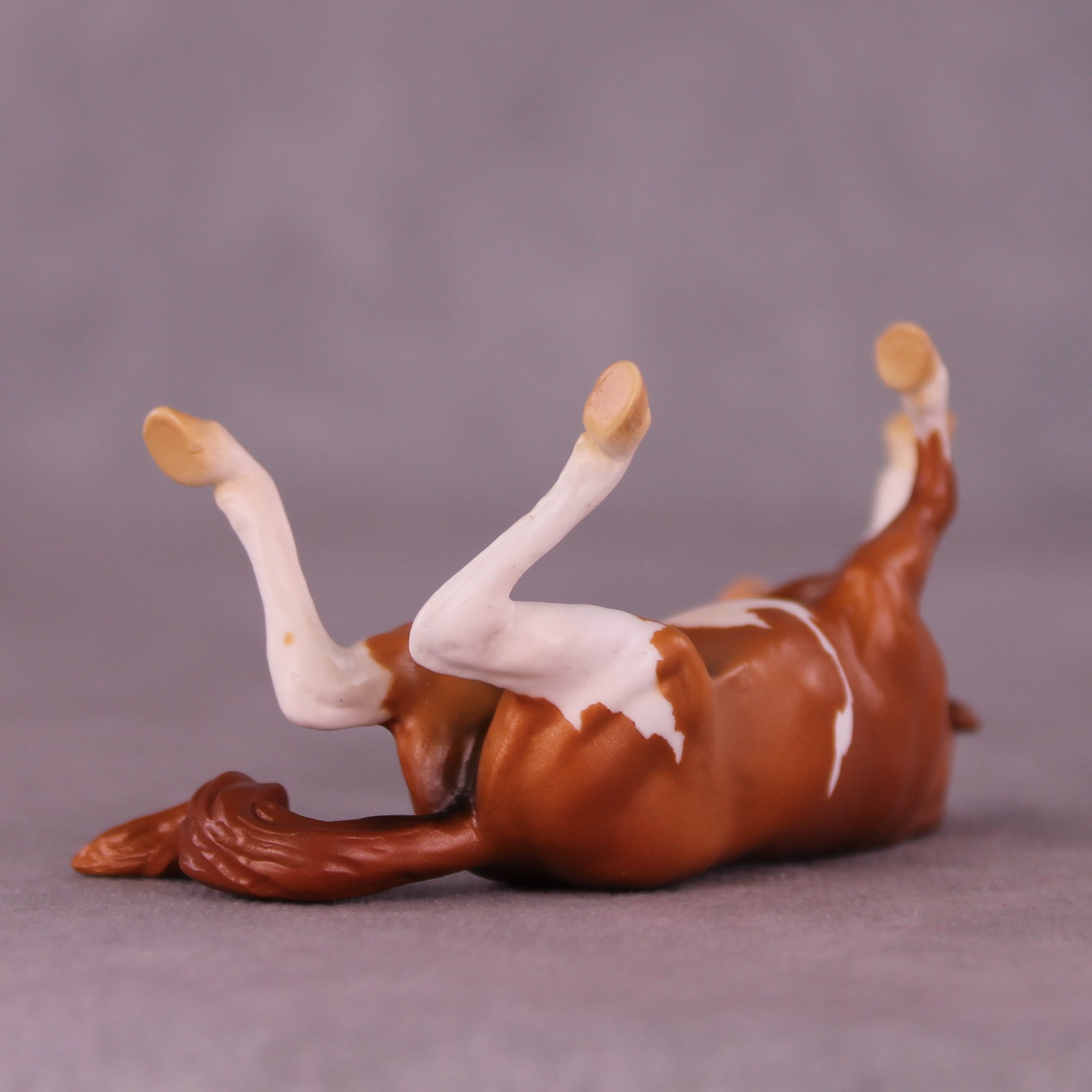 Roly-Poly OOAK EFCM Chip Rearing Horse by Erika Isbell SS925