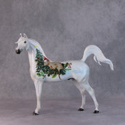 Sammy OOAK Christmas Mice/Rats Scene Arabian By Dawn Quick HS24