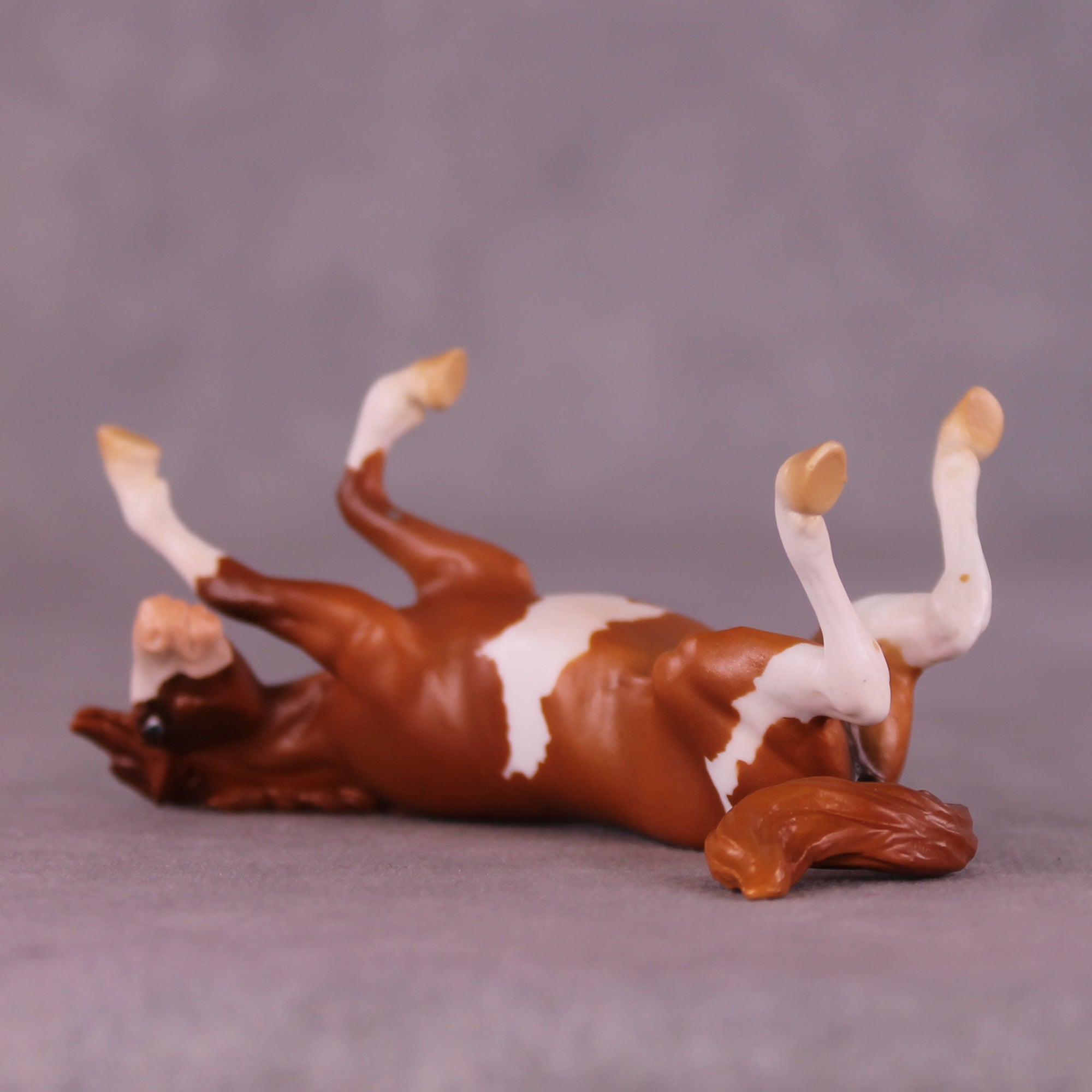 Roly-Poly OOAK EFCM Chip Rearing Horse by Erika Isbell SS925