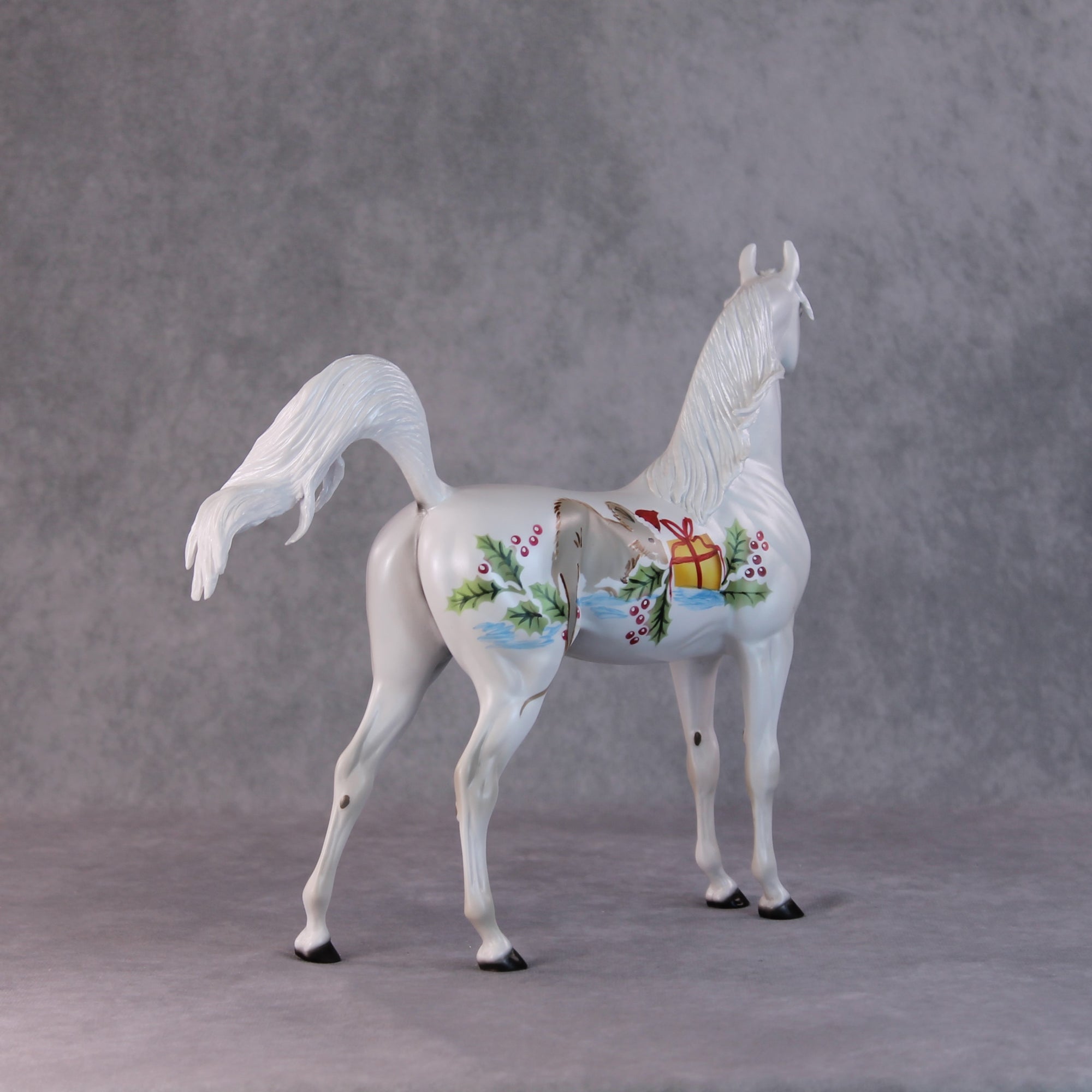 Sammy OOAK Christmas Mice/Rats Scene Arabian By Dawn Quick HS24