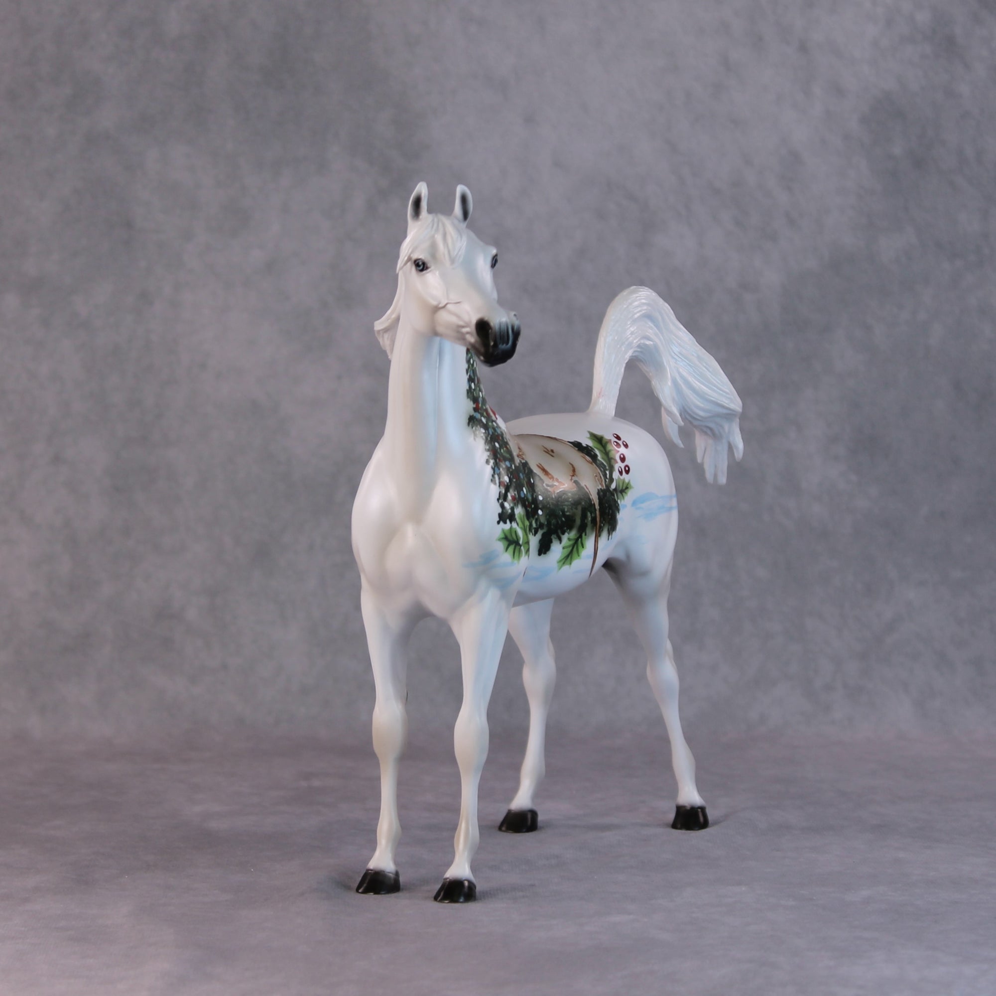 Sammy OOAK Christmas Mice/Rats Scene Arabian By Dawn Quick HS24