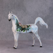 Sammy OOAK Christmas Mice/Rats Scene Arabian By Dawn Quick HS24
