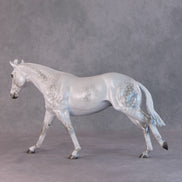 Dashing OOAK Dappled Pearl Grey Remington By Ellen Robbins HS24