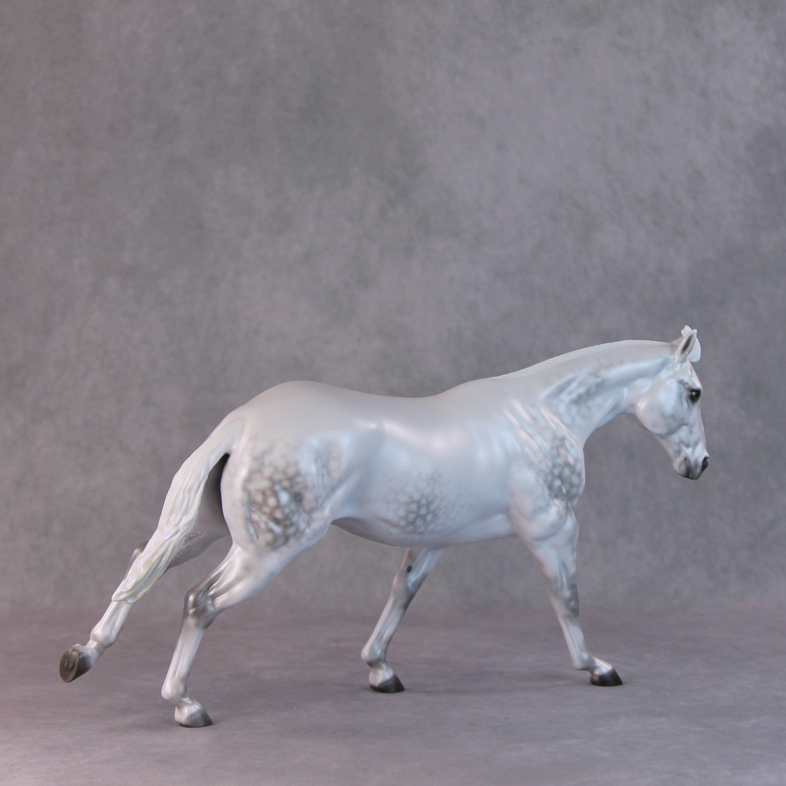 Dashing OOAK Dappled Pearl Grey Remington By Ellen Robbins HS24
