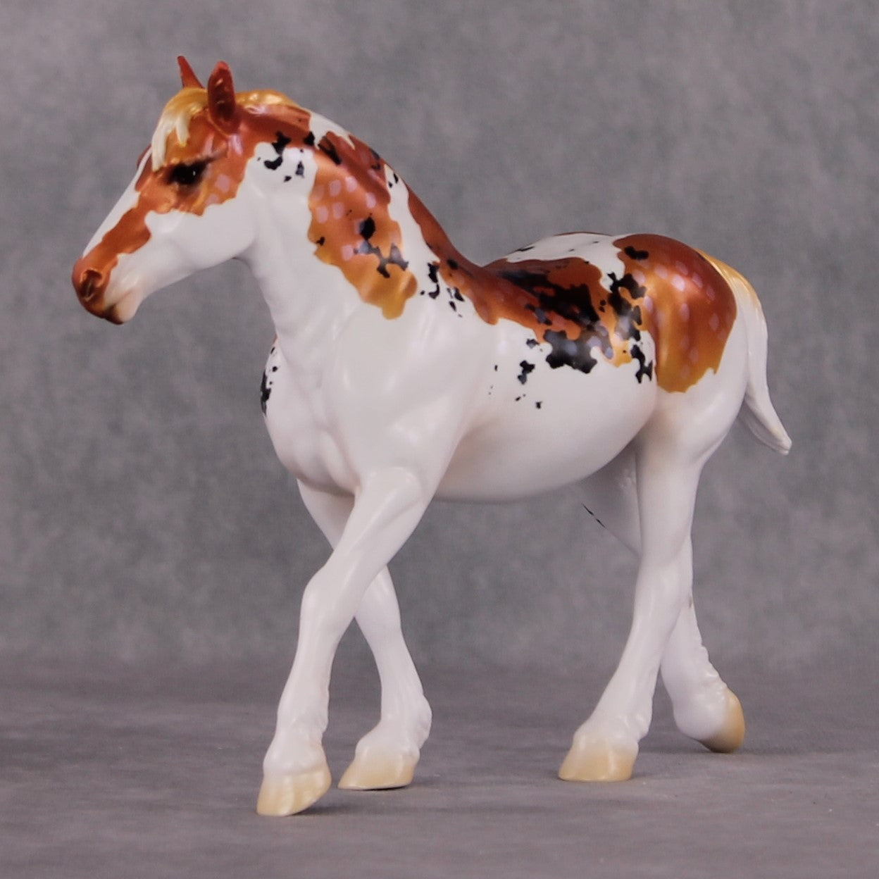 "Shusui" OOAK Koi Inspired Pebble Draft by Jess Hamill