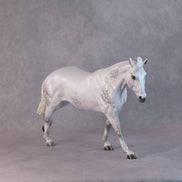 Dashing OOAK Dappled Pearl Grey Remington By Ellen Robbins HS24