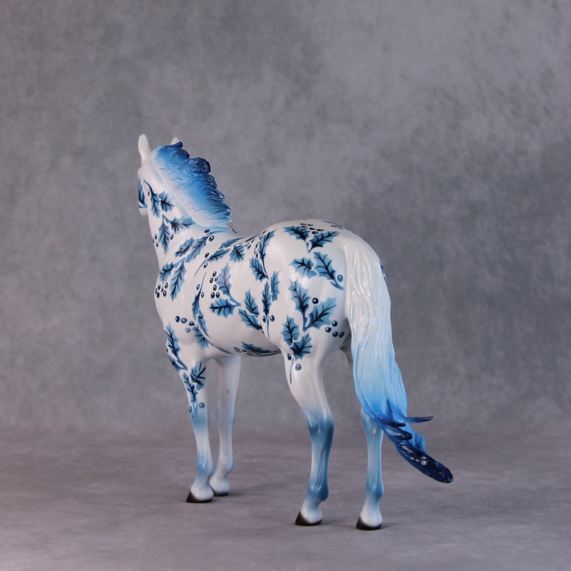 Alex OOAK Blue Holly Deco ISH By Dawn Quick HS24