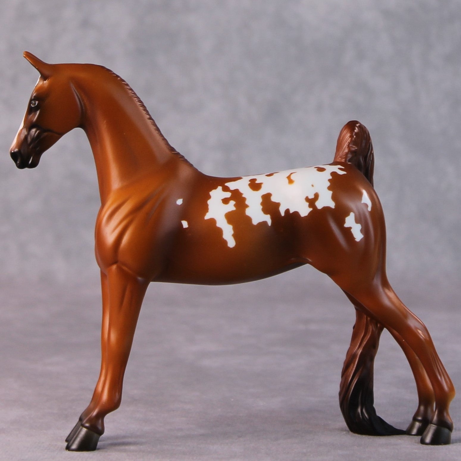 Jade OOAK Chestnut Appaloosa Pebble Saddlebred By Jamie Adamson HS24