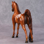 Jade OOAK Chestnut Appaloosa Pebble Saddlebred By Jamie Adamson HS24