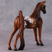 Jade OOAK Chestnut Appaloosa Pebble Saddlebred By Jamie Adamson HS24