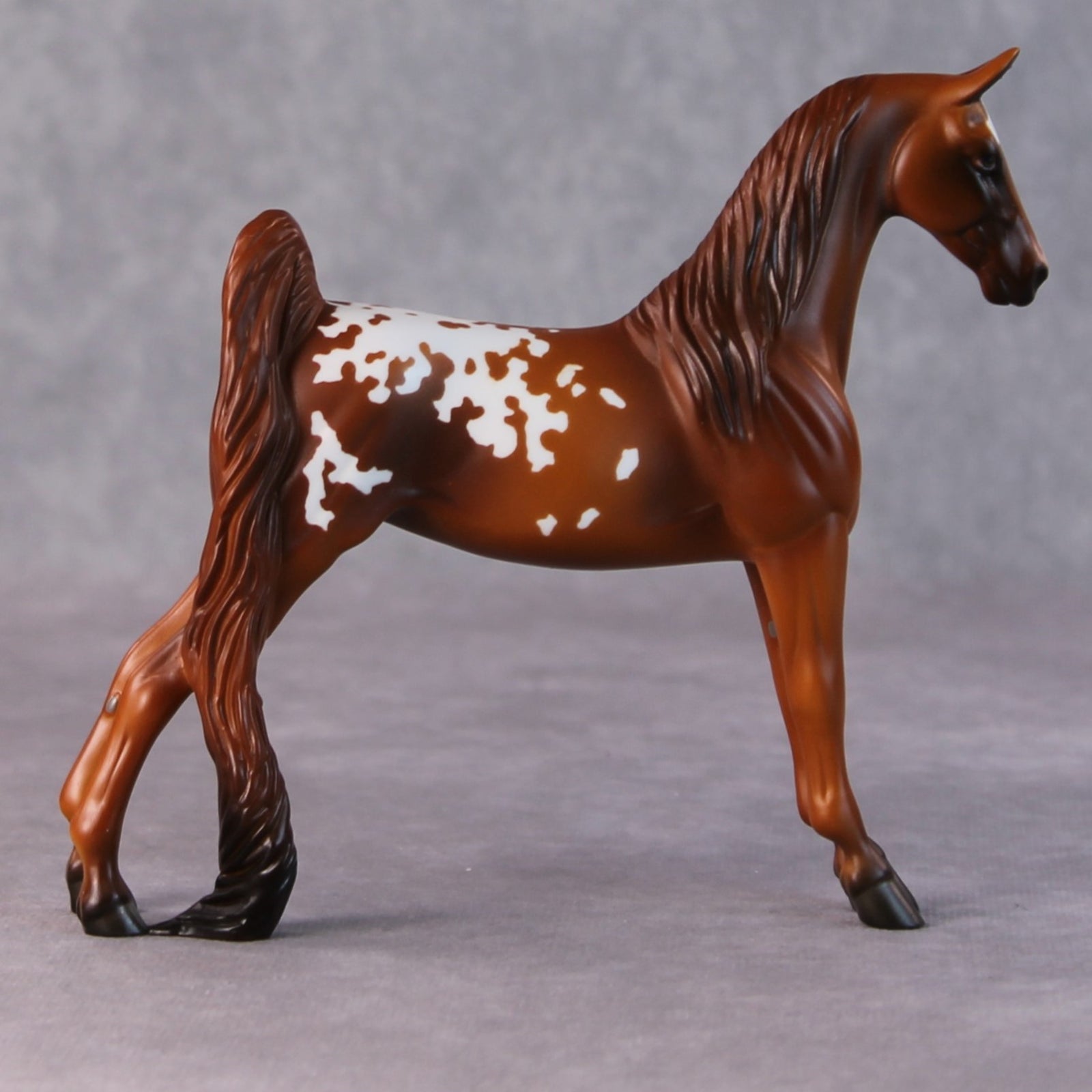 Jade OOAK Chestnut Appaloosa Pebble Saddlebred By Jamie Adamson HS24