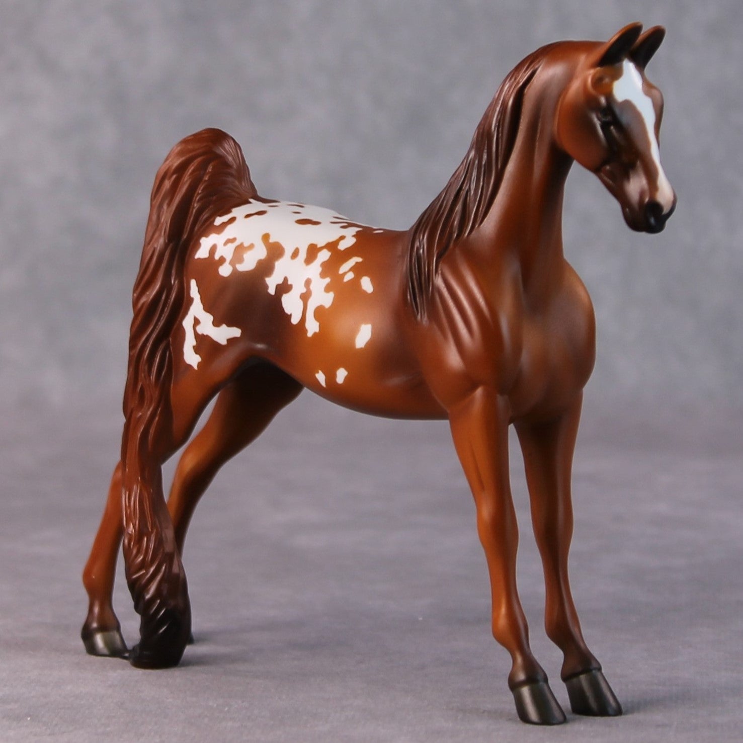 Jade OOAK Chestnut Appaloosa Pebble Saddlebred By Jamie Adamson HS24