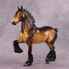 &quot;Tolliver&quot; OOAK Trotting Draft by Ellen Robbins SHCF25