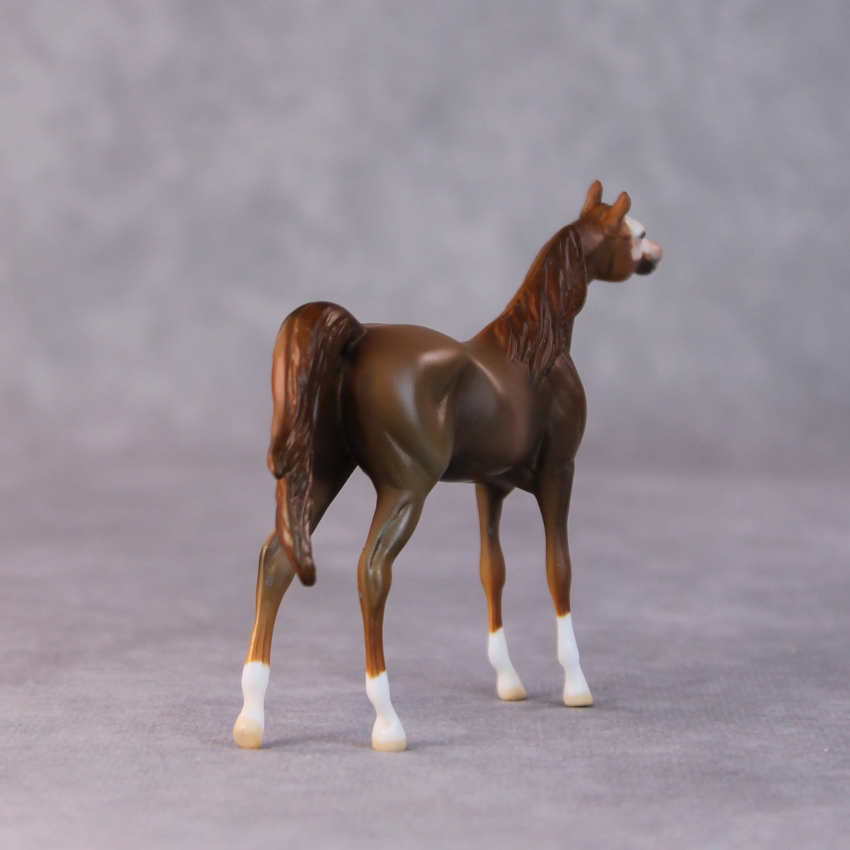 Brandon OOAK Chestnut Arabian Chip by Jamie Adamson HS24