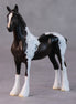 Dominic OOAK Dark Bay Tobiano Draft Chip By Jamie Adamson HS24 Online Drawing OOAK