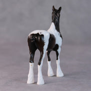 Dominic OOAK Dark Bay Tobiano Draft Chip By Jamie Adamson HS24 Online Drawing OOAK