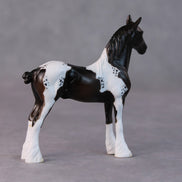 Dominic OOAK Dark Bay Tobiano Draft Chip By Jamie Adamson HS24 Online Drawing OOAK