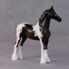 Dominic OOAK Dark Bay Tobiano Draft Chip By Jamie Adamson HS24 Online Drawing OOAK