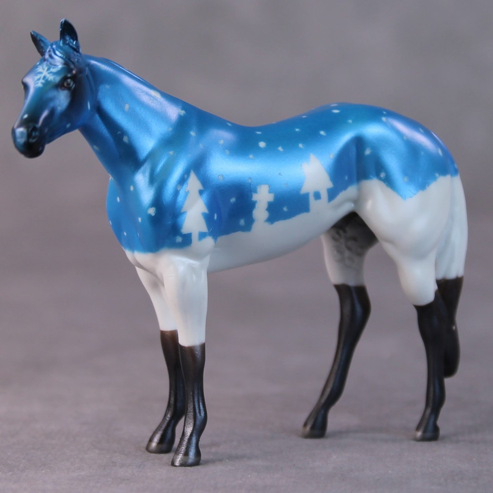 Pinky OOAK Snow Globe Deco Stock Chip by Jamie Adamson HS24