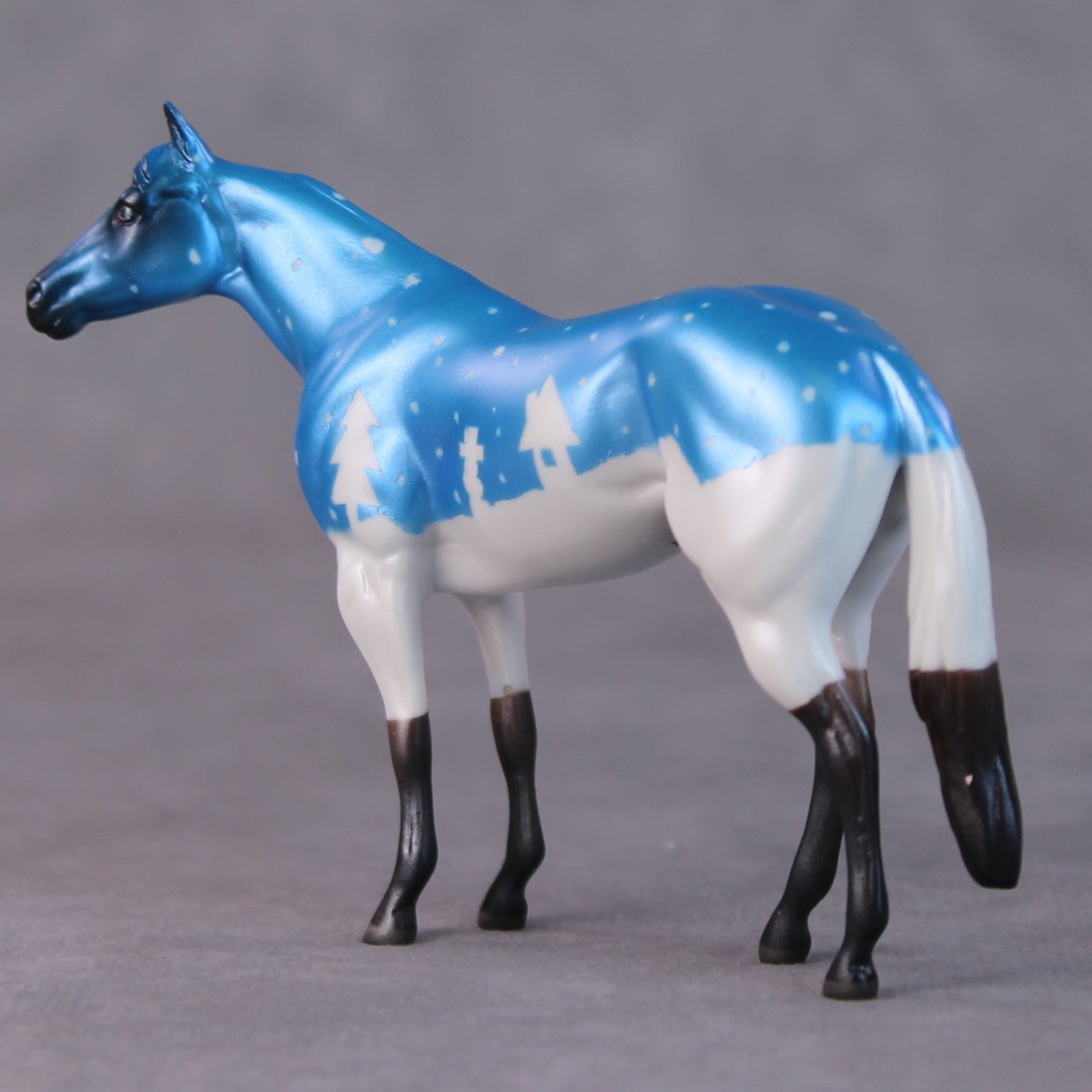 Pinky OOAK Snow Globe Deco Stock Chip by Jamie Adamson HS24