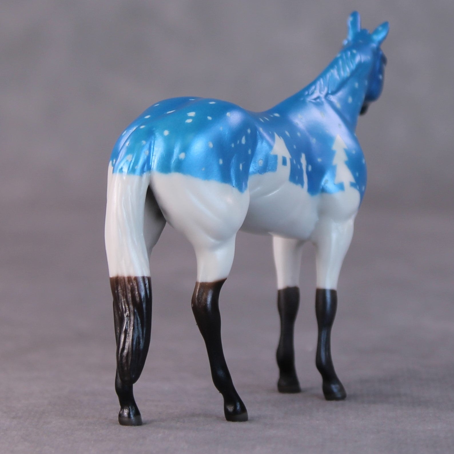 Pinky OOAK Snow Globe Deco Stock Chip by Jamie Adamson HS24