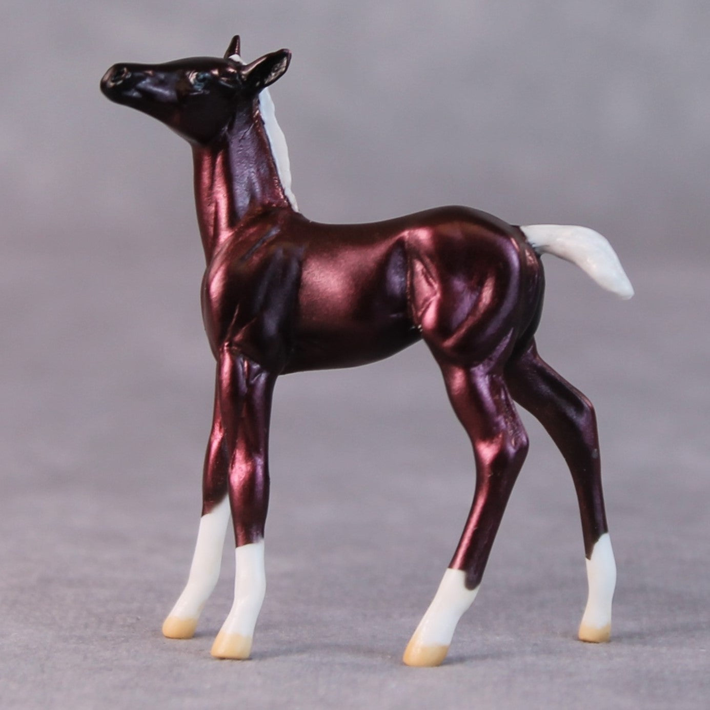 Penny OOAK Mulberry Deco Foal Chip by Jamie Adamson HS24