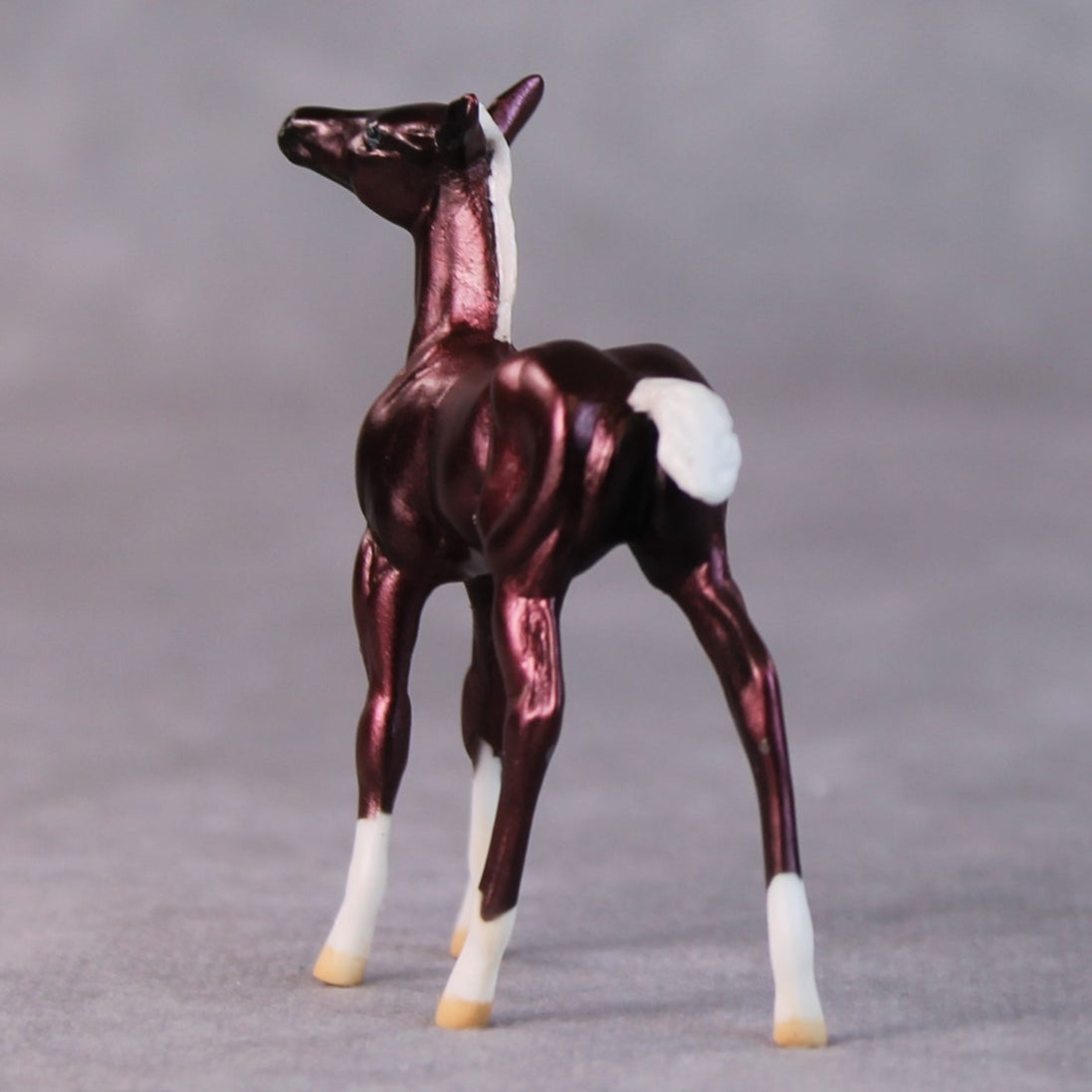 Penny OOAK Mulberry Deco Foal Chip by Jamie Adamson HS24