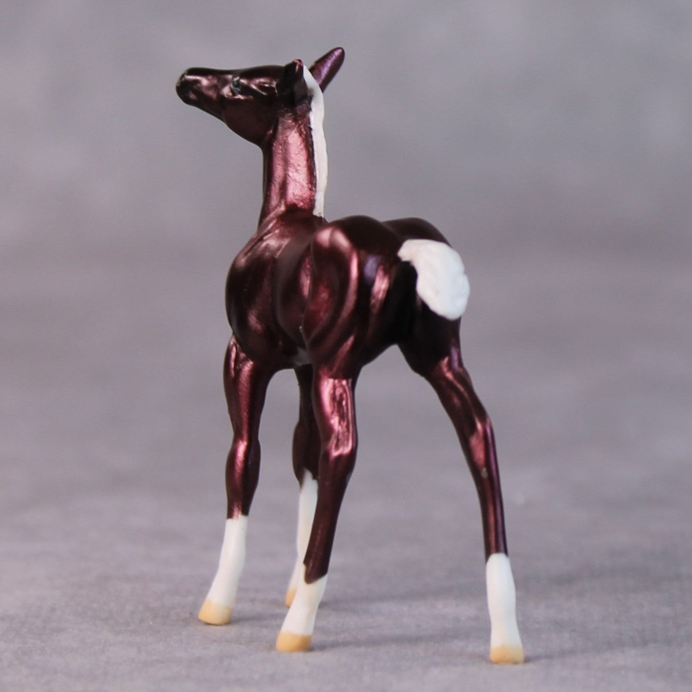 Penny OOAK Mulberry Deco Foal Chip by Jamie Adamson HS24