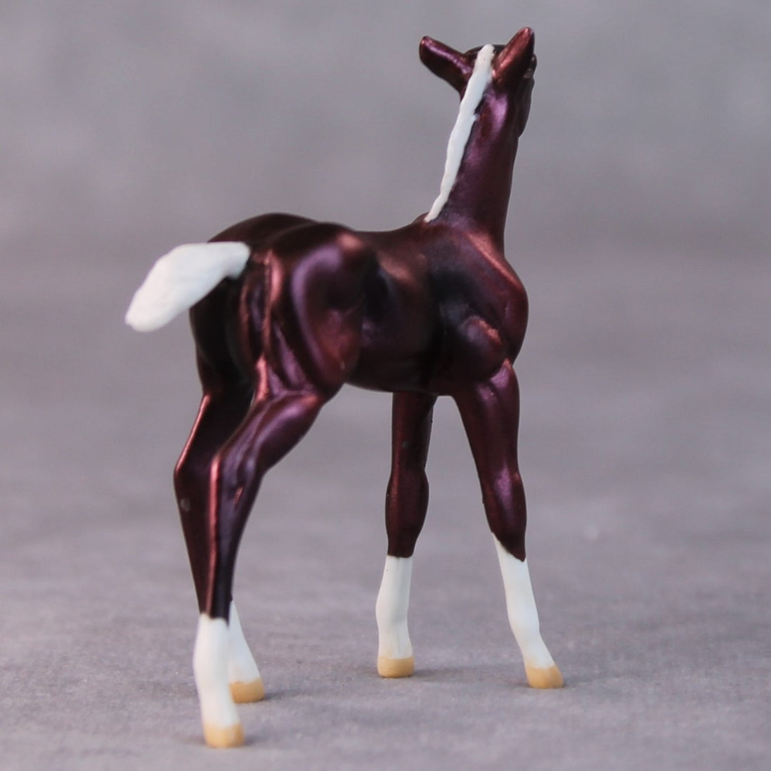 Penny OOAK Mulberry Deco Foal Chip by Jamie Adamson HS24
