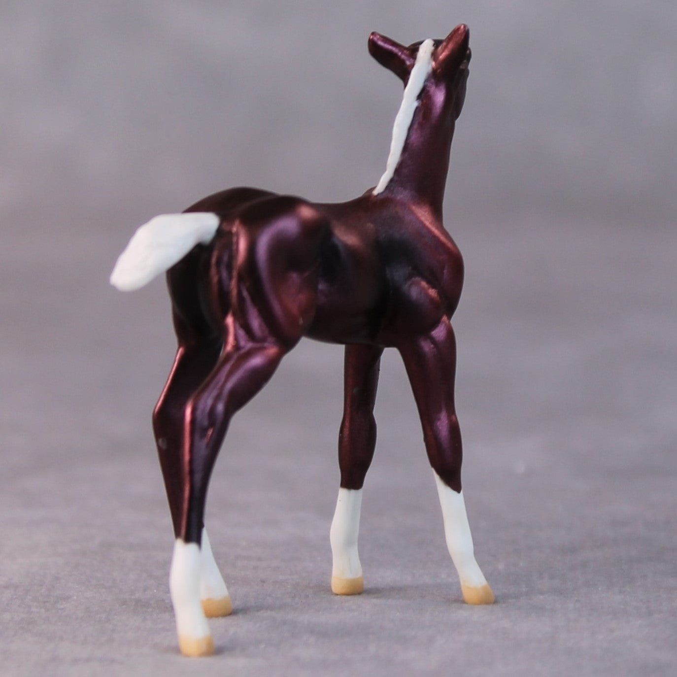 Penny OOAK Mulberry Deco Foal Chip by Jamie Adamson HS24